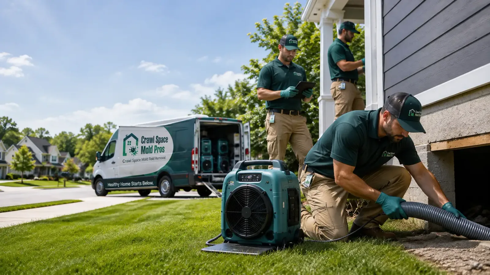 Crawl Space Mold Removal in Melcher Dallas, IA